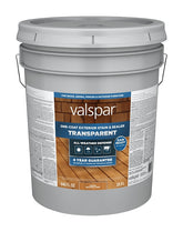 Valspar VL1028076-20 Stain and Sealer, Transparent, Cedar Natural, Liquid, 5 gal
